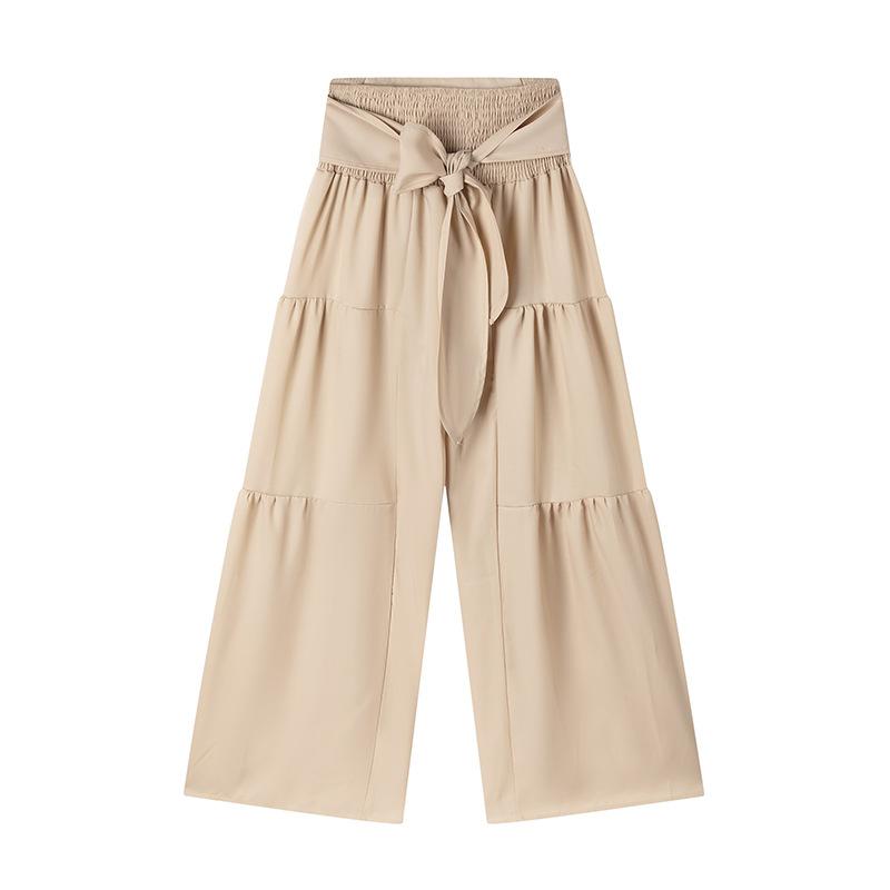Women's Solid Color Top & Wide Leg Pants Set, Casual Off Shoulder Top & Palazzo Pants for Summer, Clothes for Beach Holiday Vacation, Womenswear