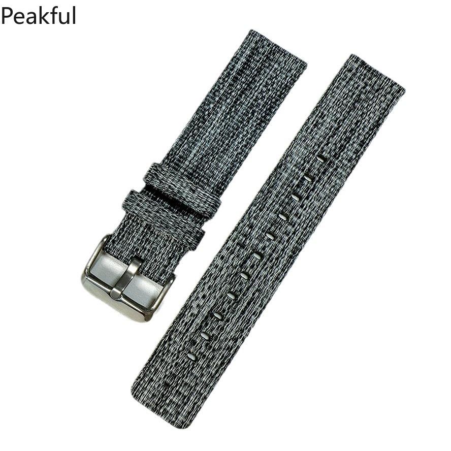 Spot Versatile Apple Nylon Strap Suitable for Samsung Huawei Versa Canvas Strap Quick Release 18/20/22 mm
