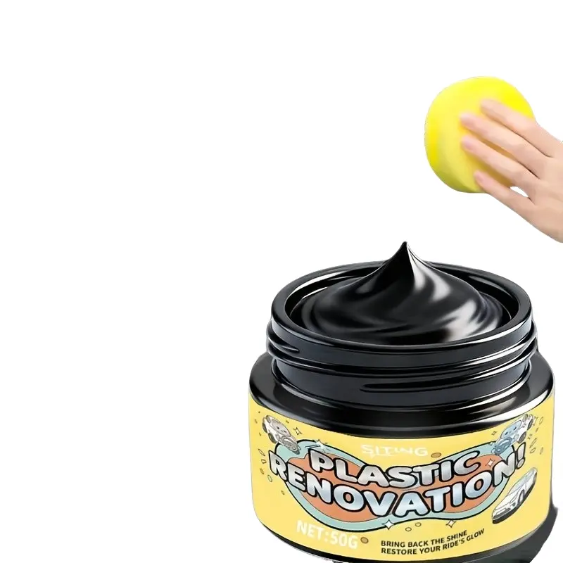 Car Plastic Part Repair Agent, Interior Panel Polish Wax, Renewal, Scratch Fix, Tire Shine, Leather Care, Universal Use, Car Detailing Products