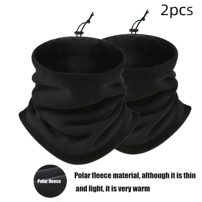 2PCS Men’s Thermal Balaclava Face Masks – Windproof Fleece-Lined Winter Neck Gaiters for Skiing, Motorcycling, Cycling, and Outdoor Sports, Breathable & Adjustable Cold Weather Gear