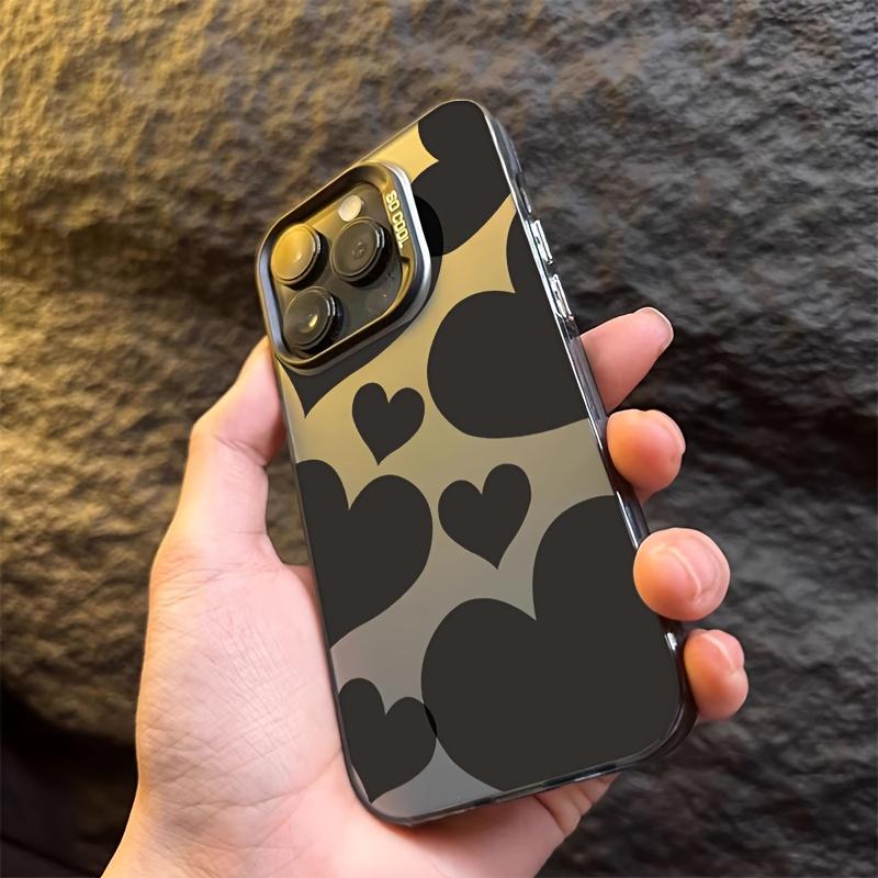 Fashionable High-Quality Heart Pattern Phone Case, Suitable for iPhone 17/17 Air/17 Pro Max 16/16 Plus/16 Pro Max /15/15 Plus/15 Pro/14 Plus/14 Pro/13/13 Pro/13 Pro Max,12/12 Pro Max,11,XR/XS Max/7/8. It is dirt-resistant, stylish, and makes a great gift