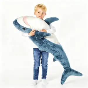 Shark Plush Pillow, Giant Shark Stuffed Toy, Super Soft and Huggable, Ideal Gift for Boys, Girls, and Girlfriends, Perfect for Kids