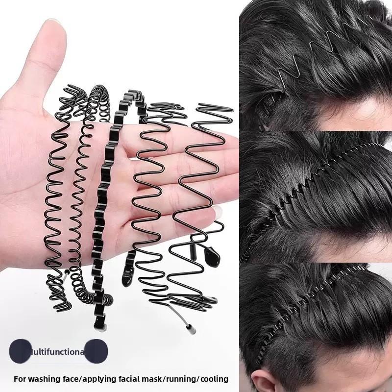Men’s Invisible Wave Headband – Individually Wrapped, Korean Style, for Slicked-Back Hair, Face Washing & Sports fashionable