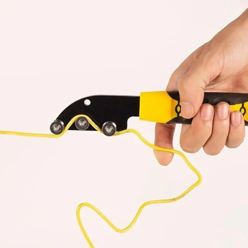 Stainless Steel Cable Straightener Tool, Professional Manual Untwisting & Bending Device, Ideal for Electricians, Hvac & Telecom Projects