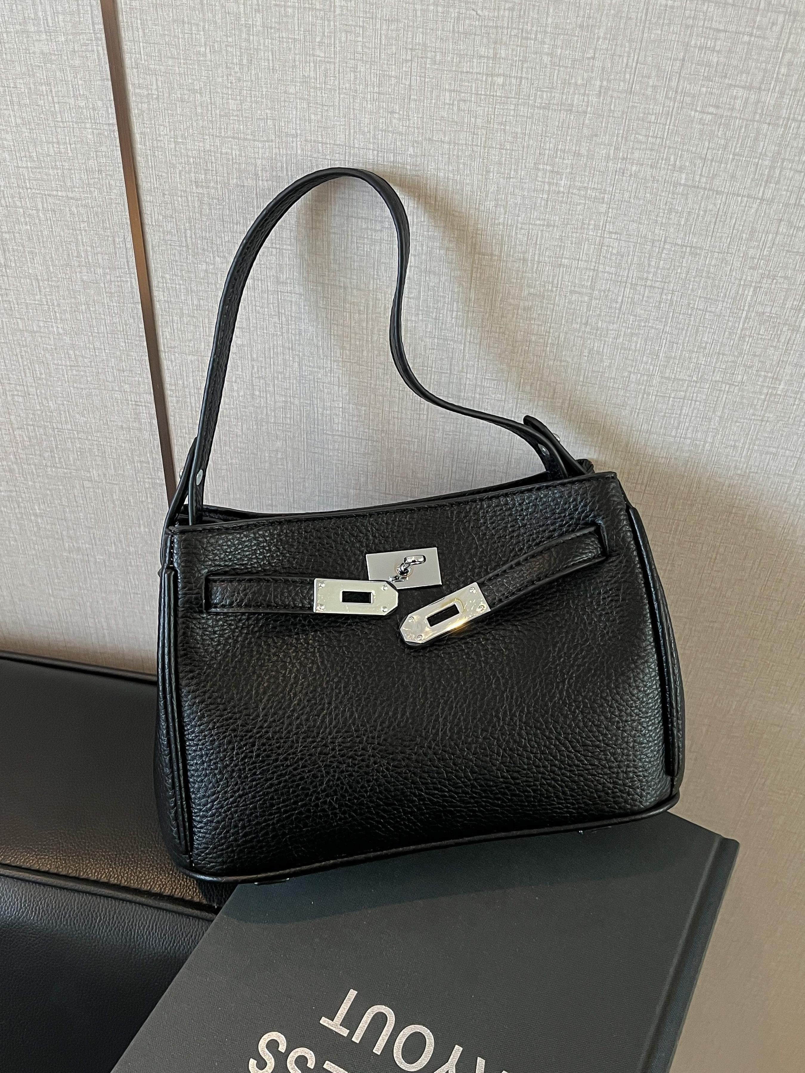 Women's Street Style Plain Color Crossbody Bag, Fashionable PU Leather Shoulder Bag for Daily Used, Casual Trendy Versatile High-quality Daily Commuting Bag, Casual Commuter Bag, Casual Crossbody Bags