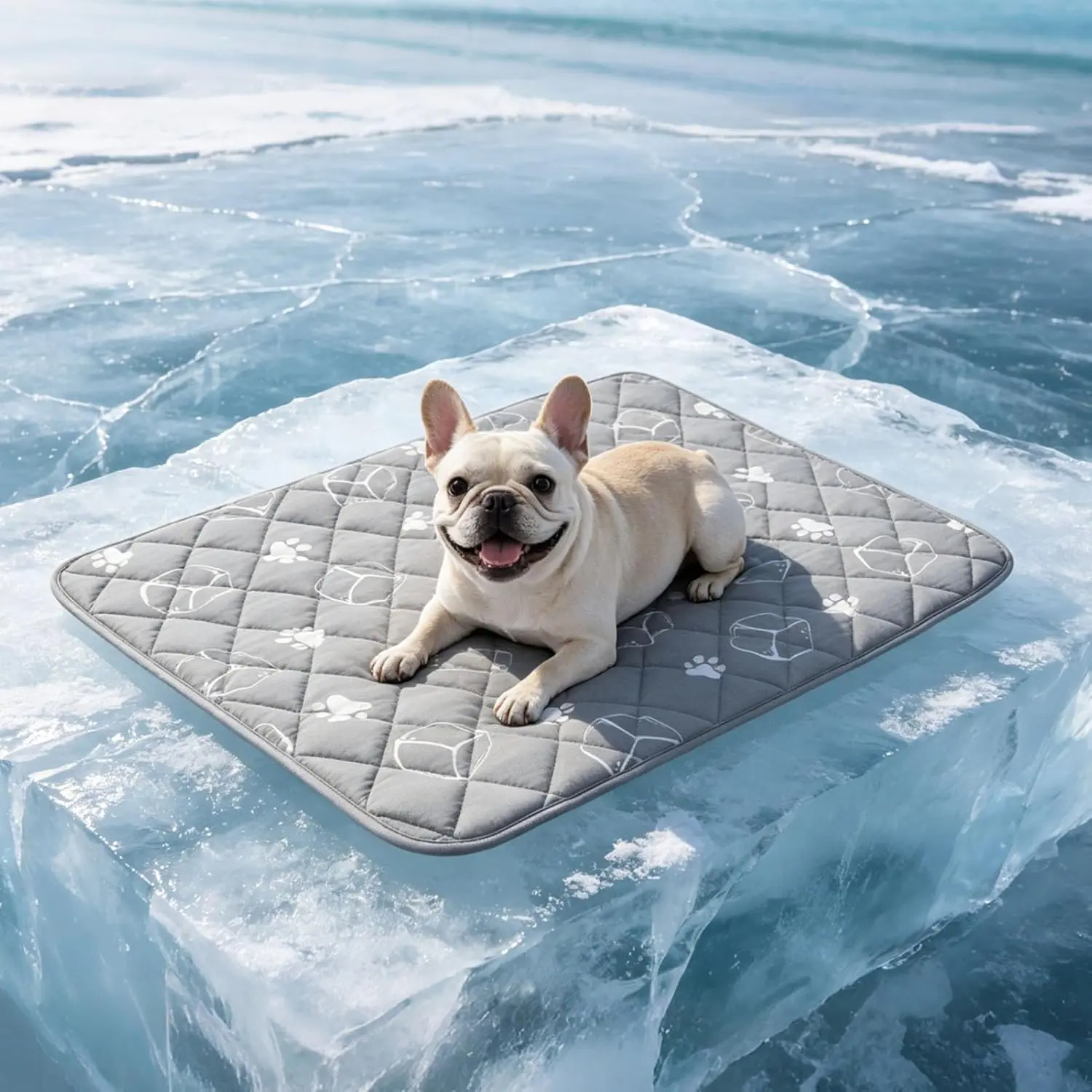 Cooling Mat, 35''x23'' Large Upgraded Thickened Cooling Fiber Endothermic Color Changing Pad, Non-Slip Summer  Blanket, Foldable Washable   Mat for Indoor Outdoor Use