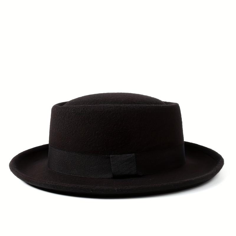 Be brave to climb outdoorsGentleman'S Flat- Hat, Street Fashion, Flat- Jazz Hat, Dad'S Rolled-Edge Flat- Hat, British Style Pork Pie Classic Hat.