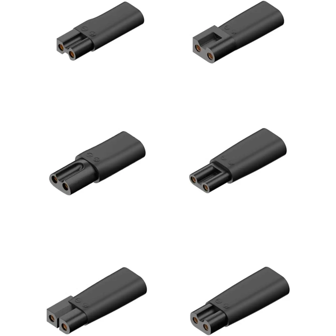 Electric  Type-C  Adapter, 6-Style Conversion  Set, 5V/1.5A Power Compatible