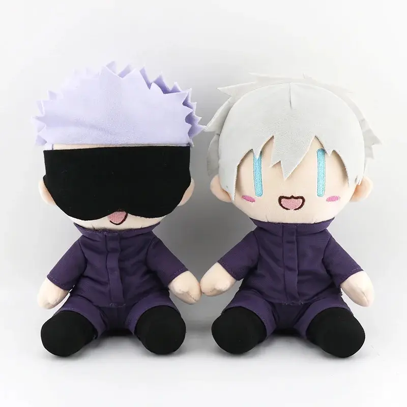 Jujutsu Kaisen Plush Satoru Gojo Fushiguro Megumi Itadori Yuji Inumaki Toge Anime Figure Stuffed Kawaii Holiday Gifts Toy
