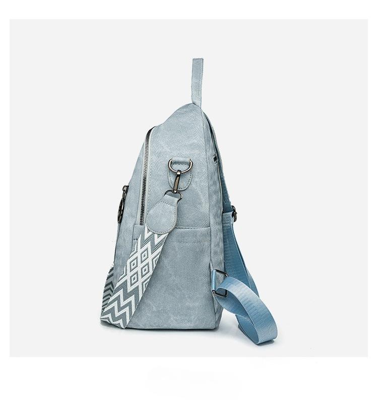 BIGWIG Women's Retro Anti-theft Soft Backpack, Multi-pocket Handbag, Large Capacity Lightweight Travel Bag, Suitable for Travel, Daily Use, Date, Birthday Gift, Shoulder Bag with Tassel, Casual Fashion College Style, PU Leather