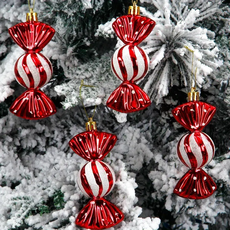 Five-piece Christmas candy decoration for Christmas tree ornaments and Christmas decorations Holiday Ornament