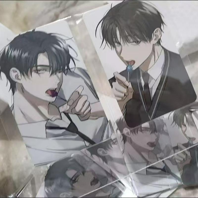 2 Pcs/set The Hunter Wants A Quiet Life Anime Lomo Card 3inch HD Photocard for Fans Friends Collection Cosplay Gift