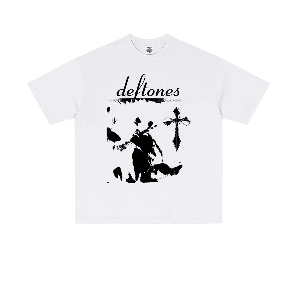 Rock Band Deftones Saturday Night Wrist T Shirt Men Women Alternative Heavy Metal Streetwear Male Fashion Oversized T-shirt Tops