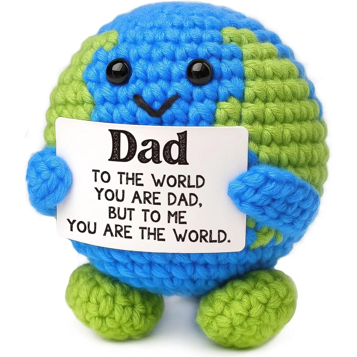 Dad Gifts from Daughter Son  Dads Ever Gifts Grandpa Stepdad Fathers Day Birthday  for Dad Husband Bonus  Daddy Father in Law Thanksgiving Baskets Positive Crochet