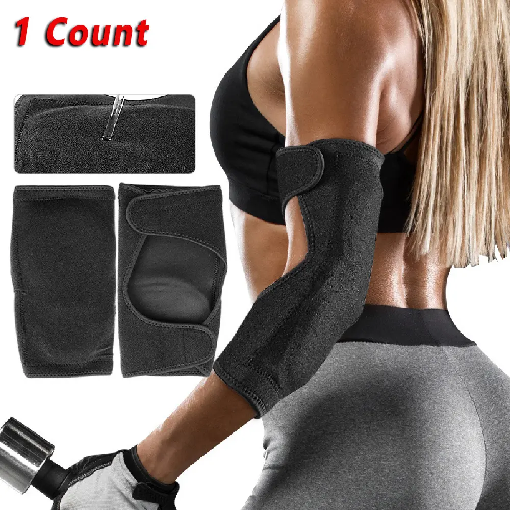 1PCS Compression Elbow Pads, Elastic Arm Joint Support Braces, Elbow Protector, Elbow Compression Sleeve for Volleyball, Basketball, Gym, Weightlifting
