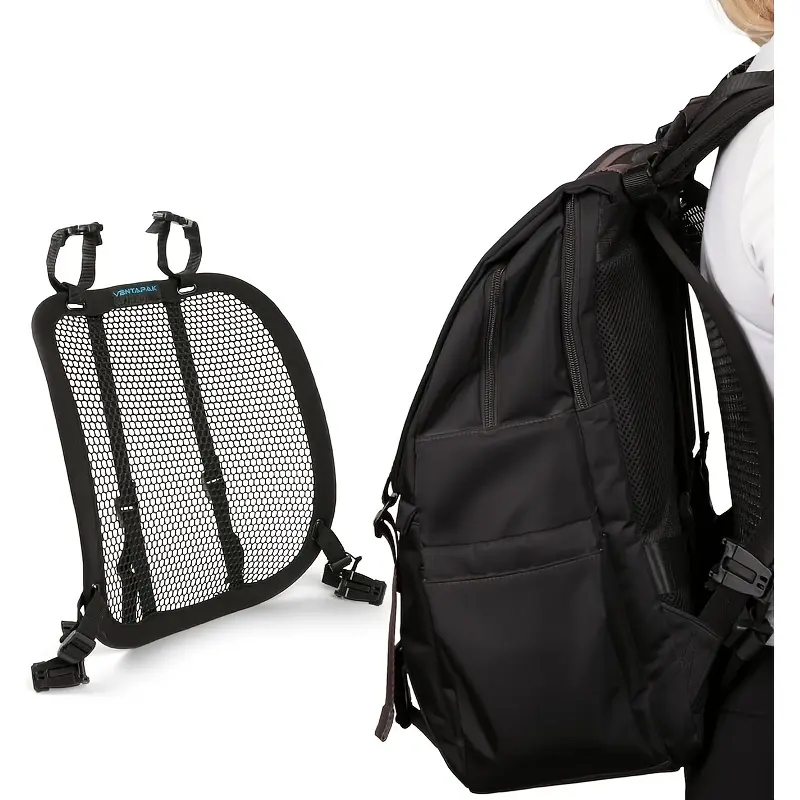 Premium Backpack Ventilation Frame, Ergonomic Airflow Back Support Panel, Lightweight Universal Fit for Hiking Cycling Travel Commuting Backpack, Pressure Relief Spine Support, Quick Install Durable Outdoor Gear