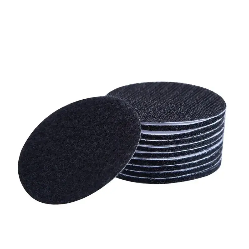 5 Pairs of 6cm Diameter Magic Tape Strips, Non-Slip Universal Adhesive Patches for Bed Sheets, Mattress Frames, Sofa Cushions, Blankets