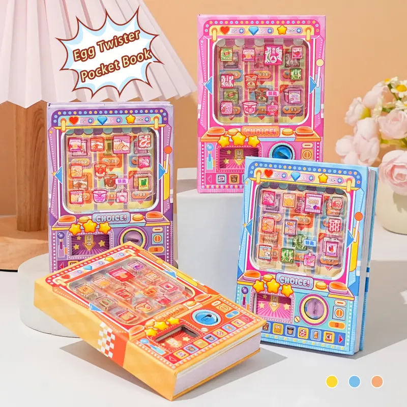 Turn This Notebook Into a Snack Vending Machine! 80-Page A7 Gacha Book - Interactive Fun - Play, Twist, Collect! Perfect for Kids & Kawaii Lovers