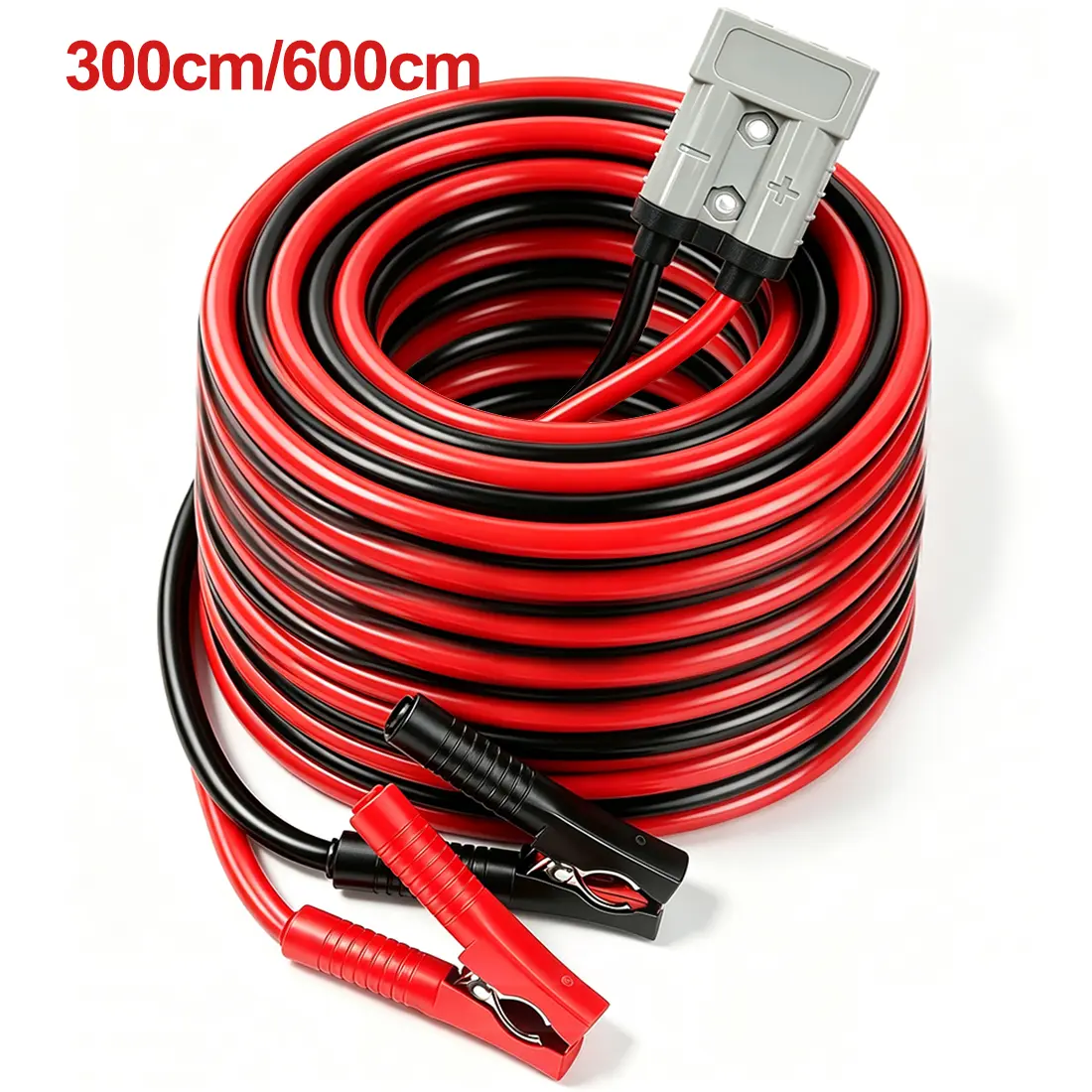 Anderson SB50 to Alligator Clips Battery Quick Connect Disconnect Pure Copper Cable, SB50 to Alligator Clamps Cable for Forklift Trucks Battery Power Transfer Car Motorcycle