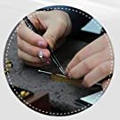 3Pcs Black Stainless Steel Spinner Rings Set for Men | 8mm Fidget Anxiety Rings | Cool Celtic Dragon & Chain Inlay Band