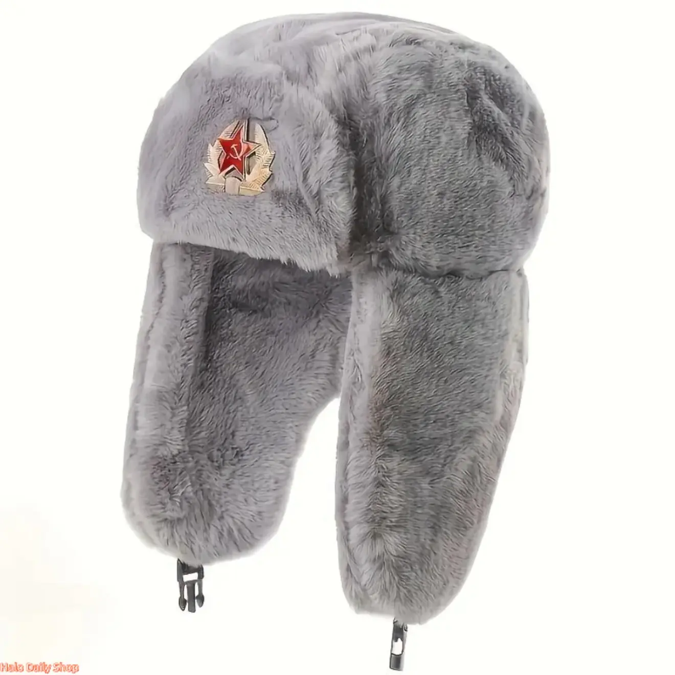 Unisex Faux Wool Ushanka Hat - Plush, Thermal Insulating, with Fold-Down Flaps, Warm Russian-Style Winter Ear Protection, Breathable Cold-Weather Outdoor Trapper, Daily Wear Accessory, Guys Gifts Option, Ushanka Hats summerwins