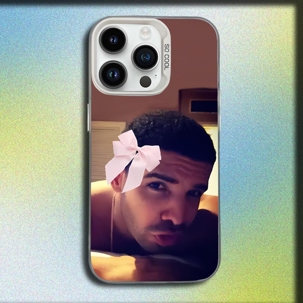 Funny Singer D-Drake Rapper Phone Case For iPhone17 16,15,14,13,12,11,Mini,Pro,SE,MAX White Matte Shockproof Cover