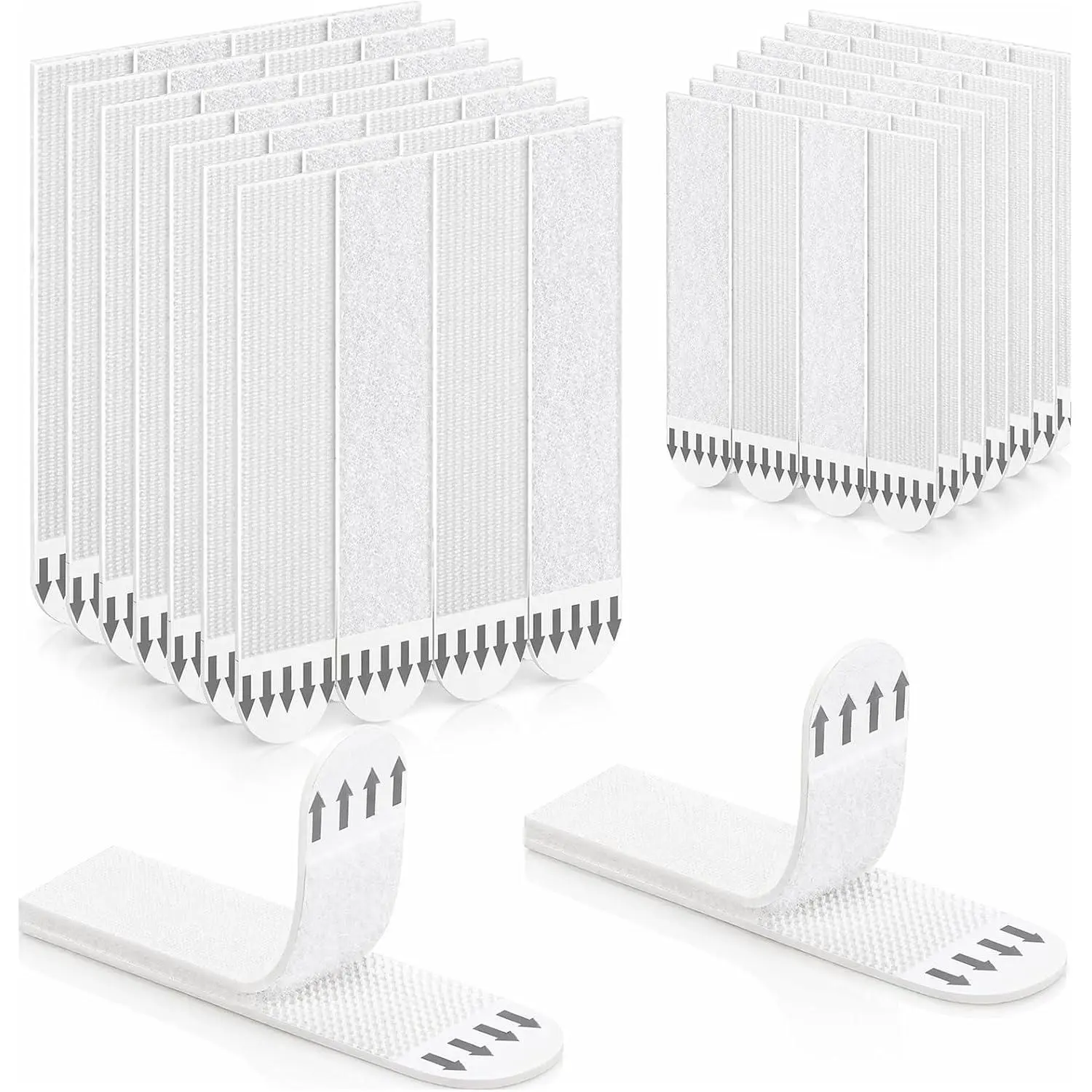 Picture  Strips 20 Pairs (40 Strips) Removable Adhesive Hook and Loop Wall Strips, Frame Stickers No Nails for  Decor Wall Posters  Free  Picture Hangers