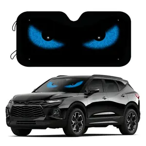 Car Windshield Sun Shade, Universal Triple-Layer Heat Insulation Sun Visor, Foldable UV Reflective Front Window Cover for All Vehicles
