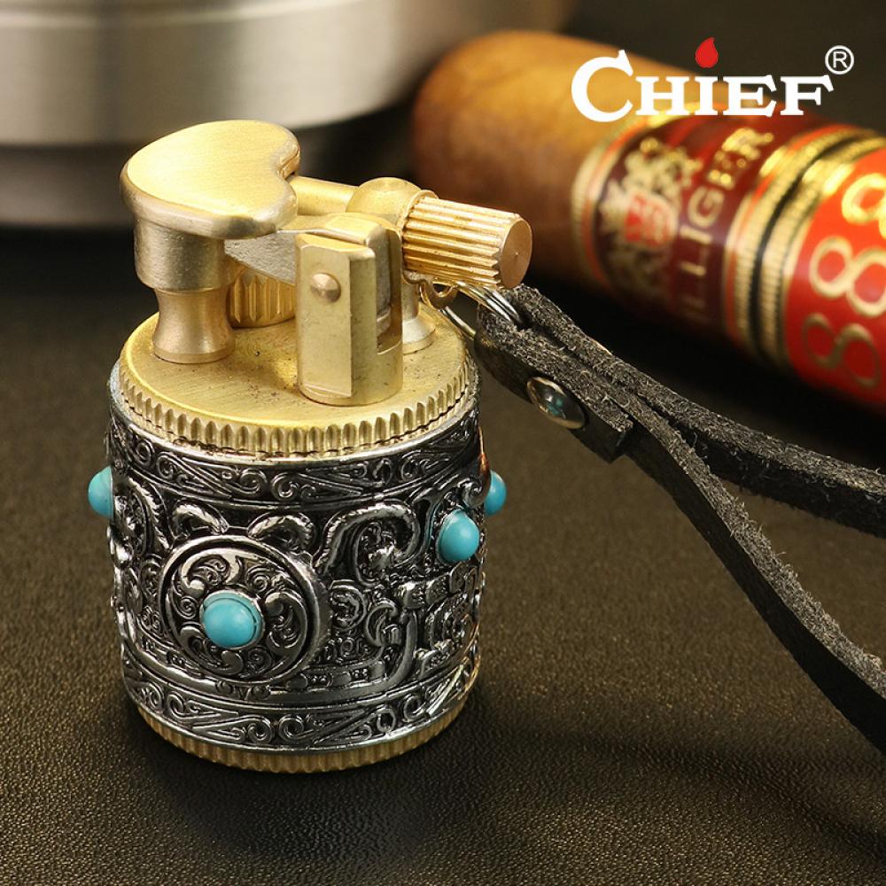 Retro Flint Wheel Lighter Silver Armor Decoration Fat Boy Shape Brass Material Novelty Unique Lighter For Men gift(Without Fuel)