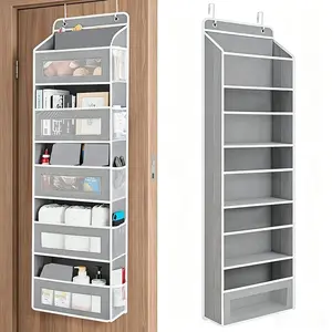 Multi-Layer Clothes Storage Hanging Bag with Pockets, Space-Saving Organizer for Bedroom, Bathroom, Kitchen, Suitable for Ages 14+