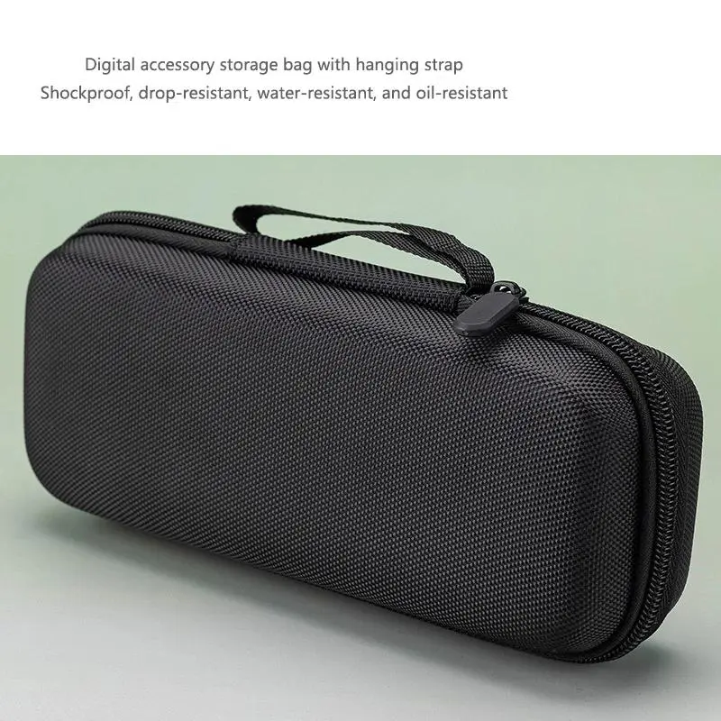 EVA Rectangular Hanging Rope Storage Bag for Headphones Storage Box for Microphones Shock-proof and Pressure-resistant Box