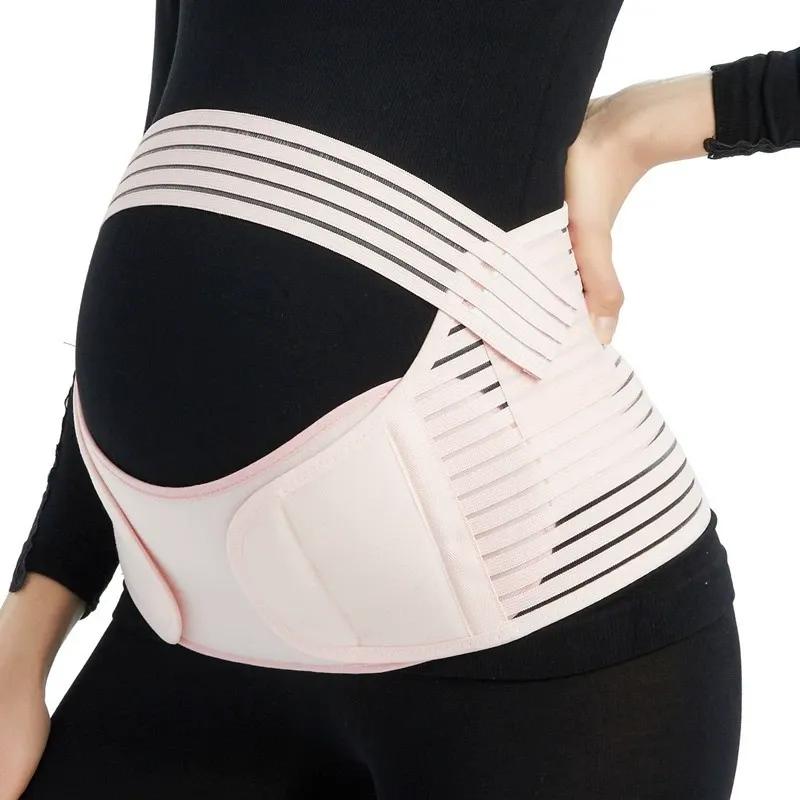 Women's Body-Shaping Waistband: Suitable for expectant mothers to wear starting from the second trimester; provides excellent support for the waist and back, offering comfort and breathability; Maternity Support Belt.