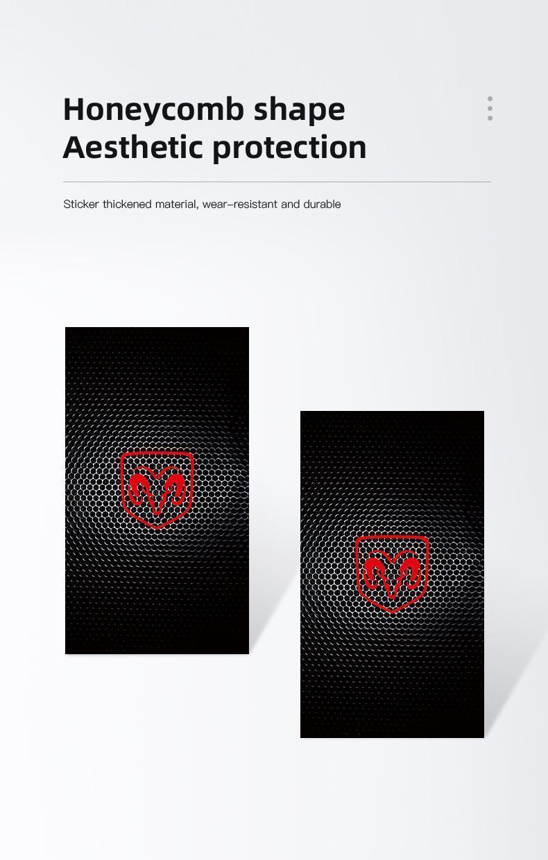 Car Middle Column Creative Sticker For Dodge Durango Charger Ram 1500 Nitro Scratch Protection Decorative Paster Car Supplies