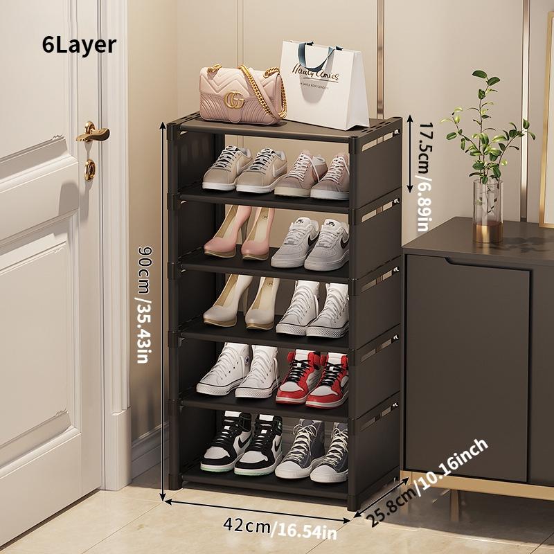 Adjustable Large-Capacity Shoe Rack, Dustproof Shoe Storage Organizer, Shoe Display Stand, Home Organizer for Living Room and Bedroom, Shoe Holder