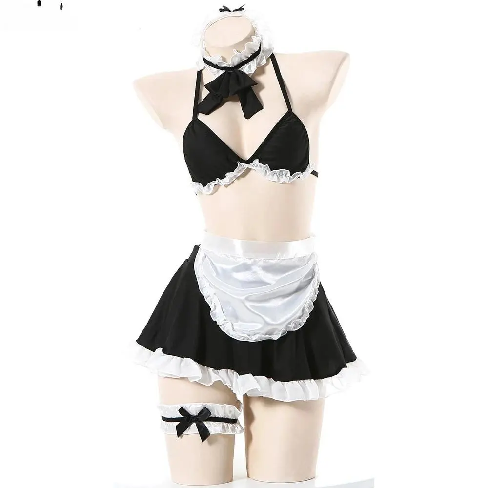 Maid Uniform Clothes Outfit Cosplay Costume Anime Role Play Underwear Lingerie Suit