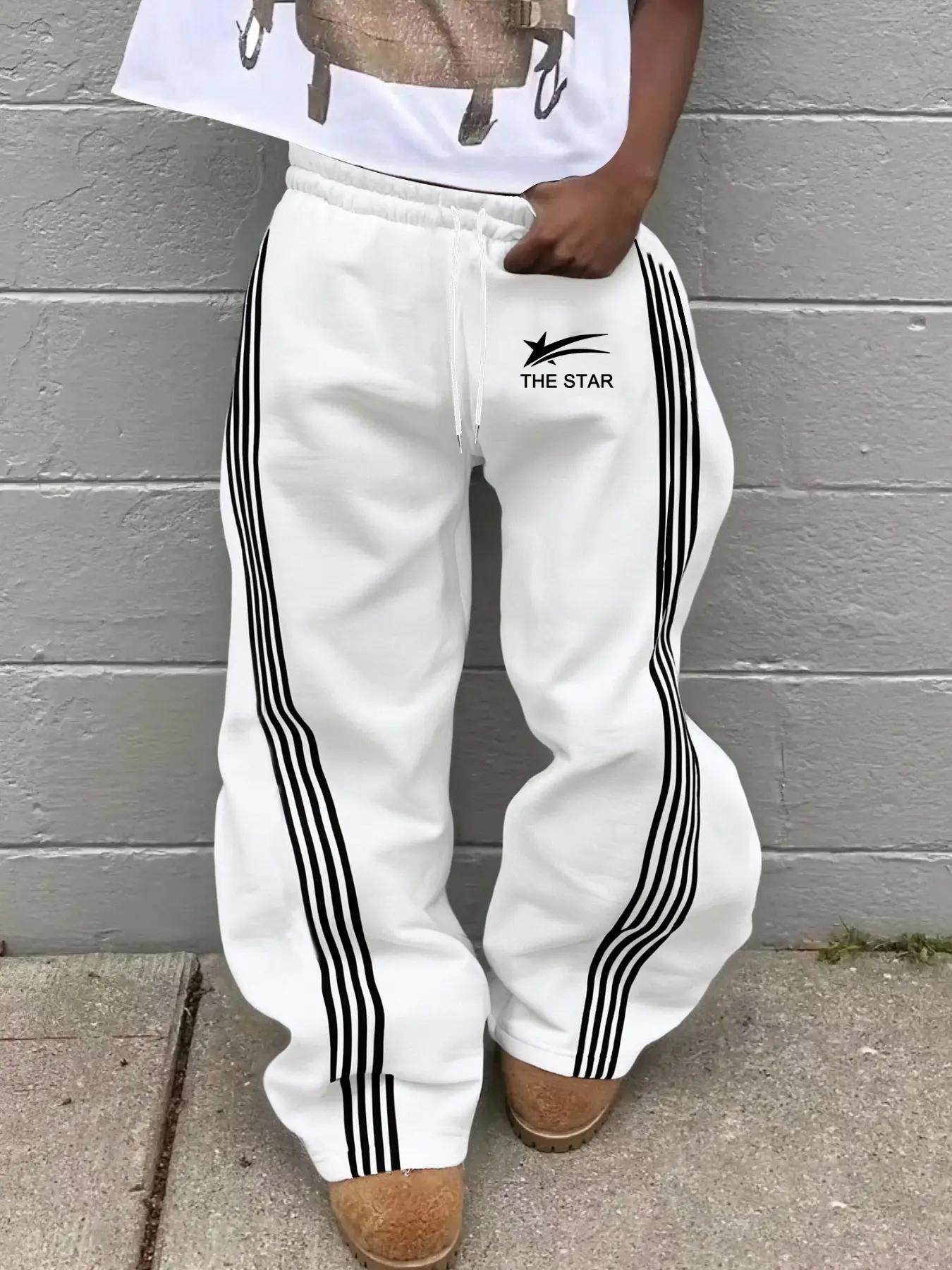 Men's Camo Print Straight Leg Sweatpants, Camouflage Sweatpants, Street Fashion Casual Regular Fit Camo Print Trousers for Daily Wear, Men's Bottoms for Summer