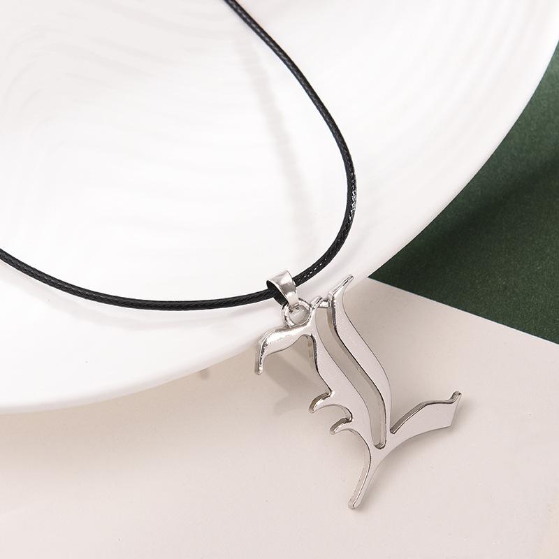 New Japanese Animation Simulation Boutique Feather Death Notebook DEATHNOTE Yagami Moon Ryuk Pendant Children's Surprise Toys