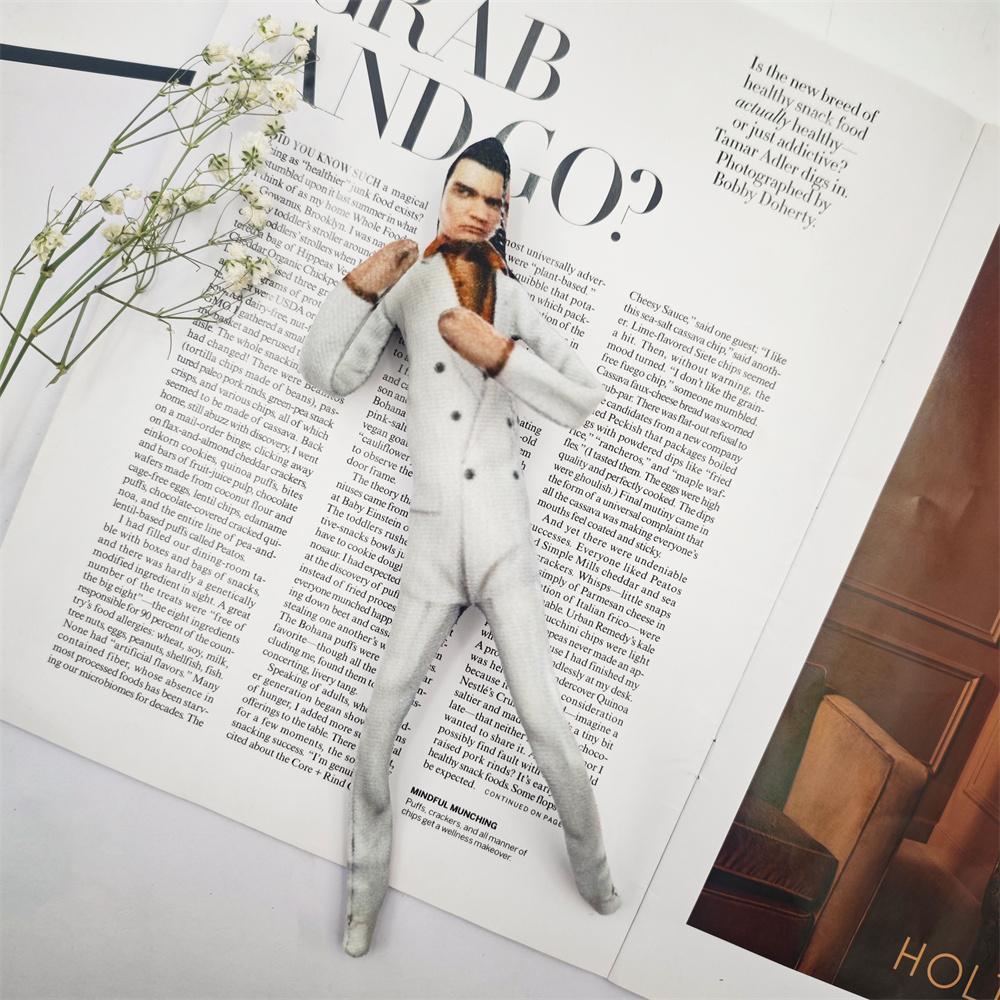 Game Yakuza Kiryu Kazuma Cosplay Plush Cotton Stuffed Dolls Mascot Slender Twistable Shape Abstract Model Room Decoration Gifts