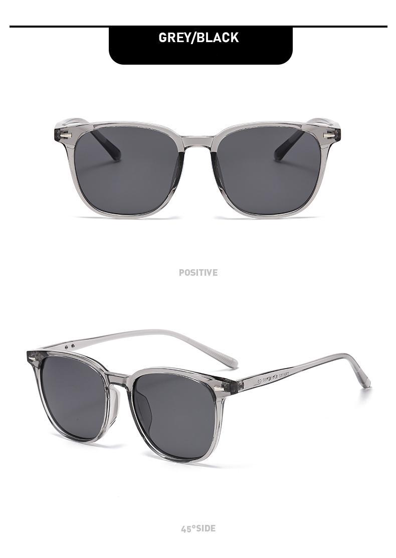 Ultra Light Square Sunglasses 4-Pack UV Resistant Windproof Polarized Face Enhancing Natural Colors Black Tortoiseshell Transparent Brown Frames SpringStatements