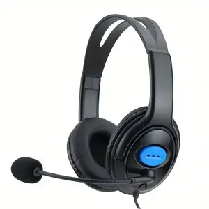 Gaming Headset with Microphone, Over-ear Wired Headphone, Stereo Sound Gaming Headset Compatible with PC, PS4, Xbox One