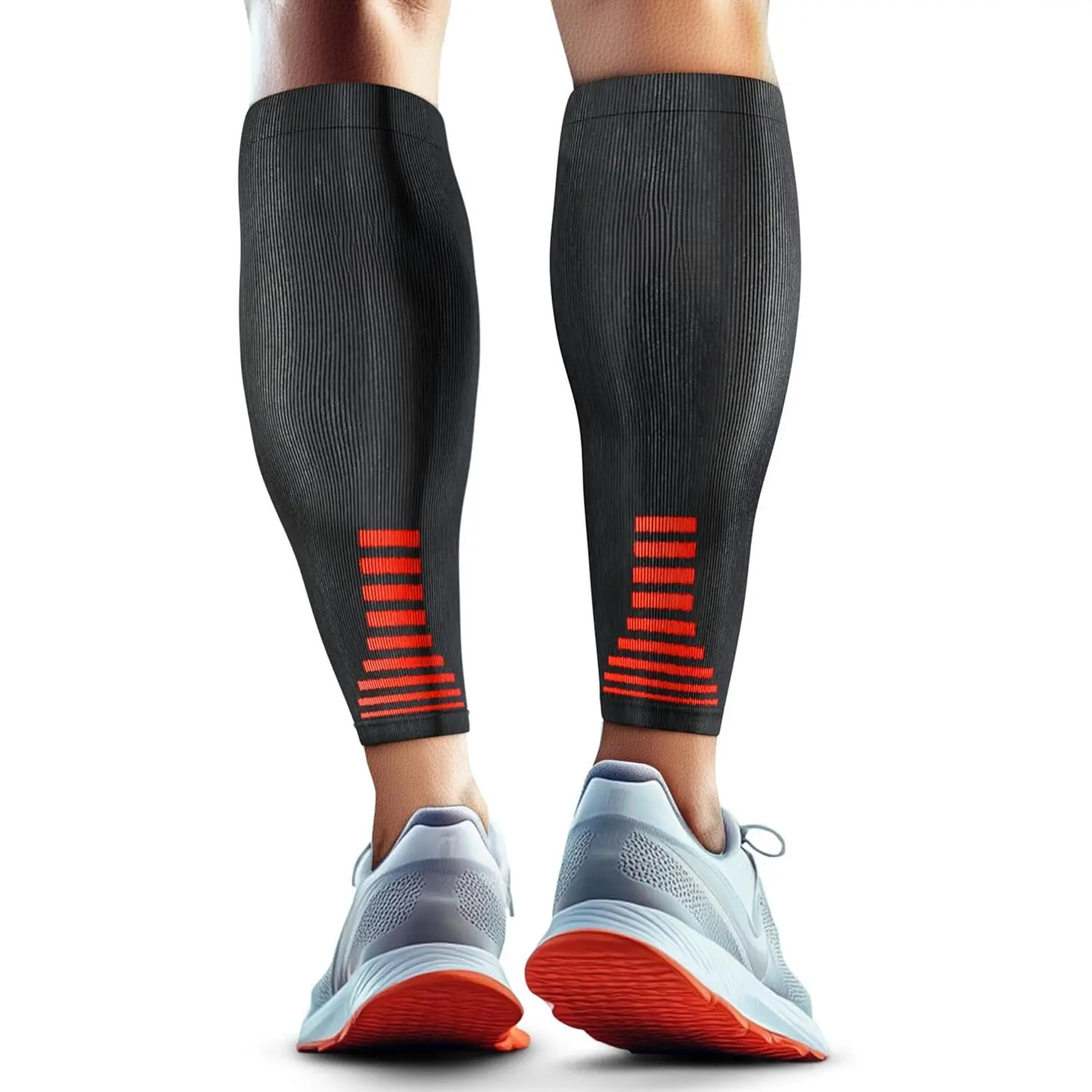 Calf Compression Sleeves Men Women - Leg Compression Sleeve Footless Socks - Shin Splint Relief ness Running New model