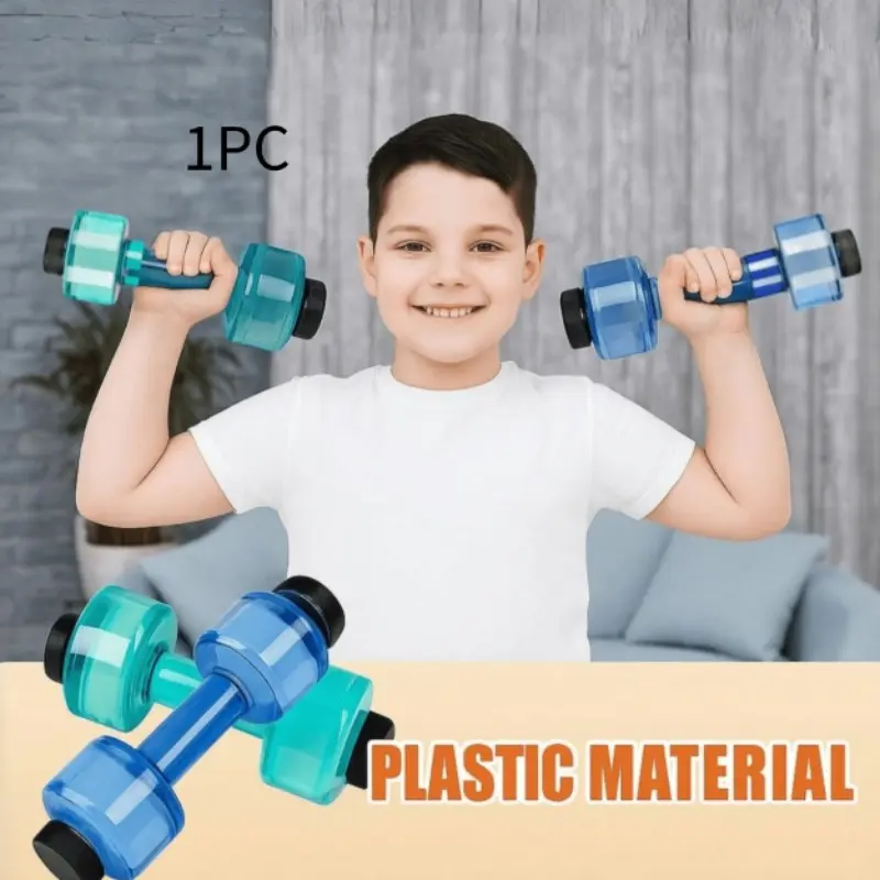 Adjustable Water Dumbbell Set for Kids, Max Weight 1.32 Lbs, Non-Slip Handle, Lightweight, Suitable for Ages 4-12, Home Workout & Pe Class, Exercise Equipment