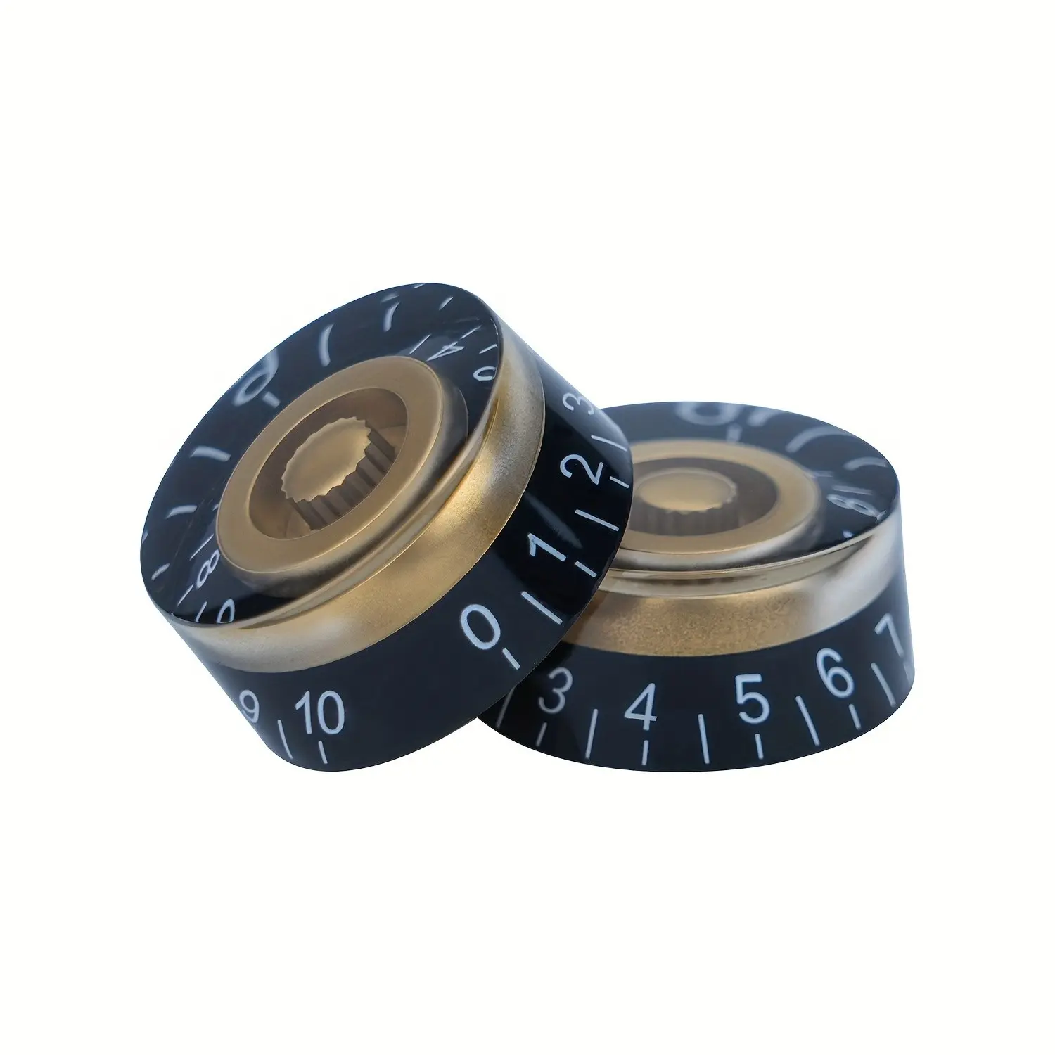 4 Acrylic Guitar Knobs for Volume and Tone Control, Compatible with St/lp/bass, Durable Plastic Knob Caps for Electric Guitars