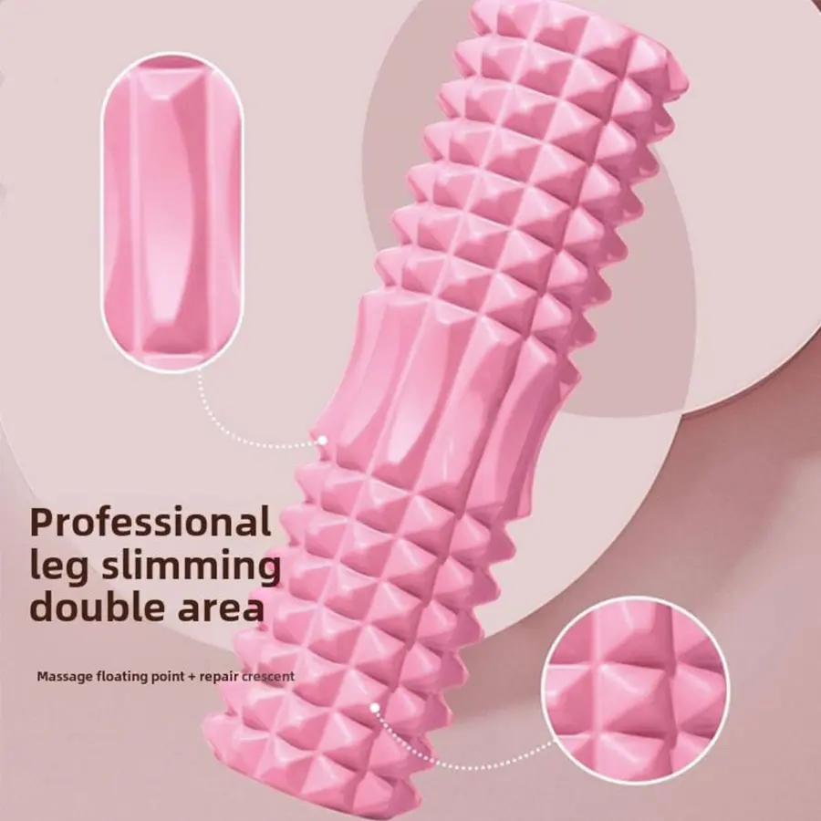 1 non deformable light deep tissue massage foam roller, cylindrical, to improve recovery after exercise, trigger point foam roller, very suitable for gym, yoga