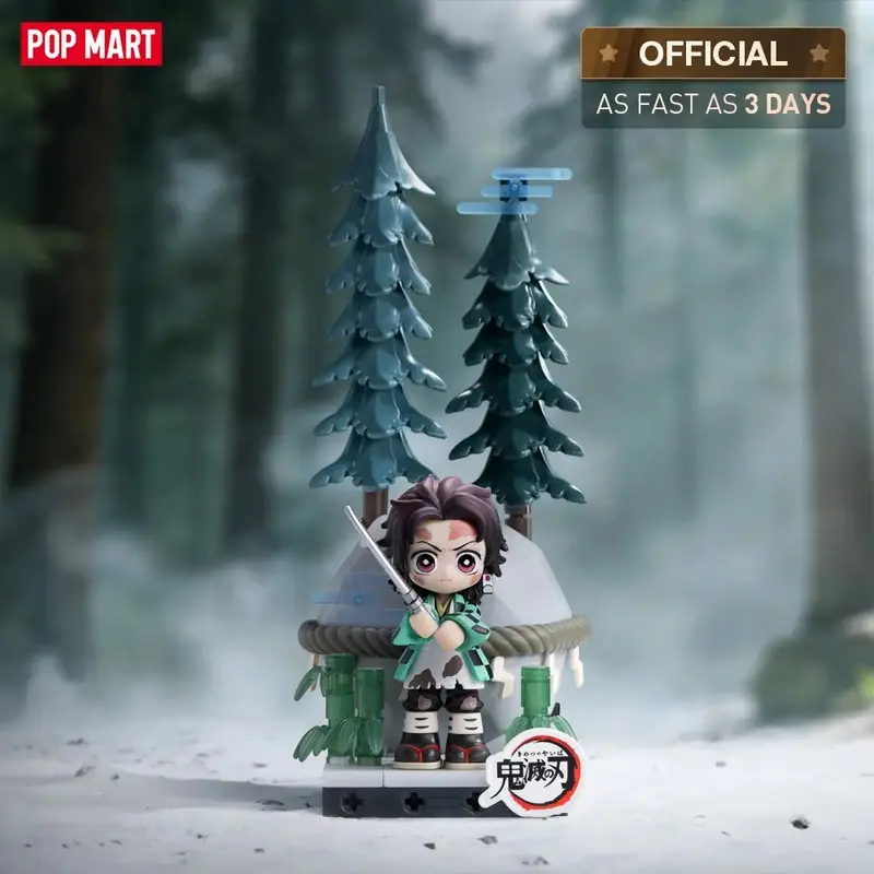 POP MART Demon Slayer Unwavering Resolve Arc Series Block Figures Blind Box
