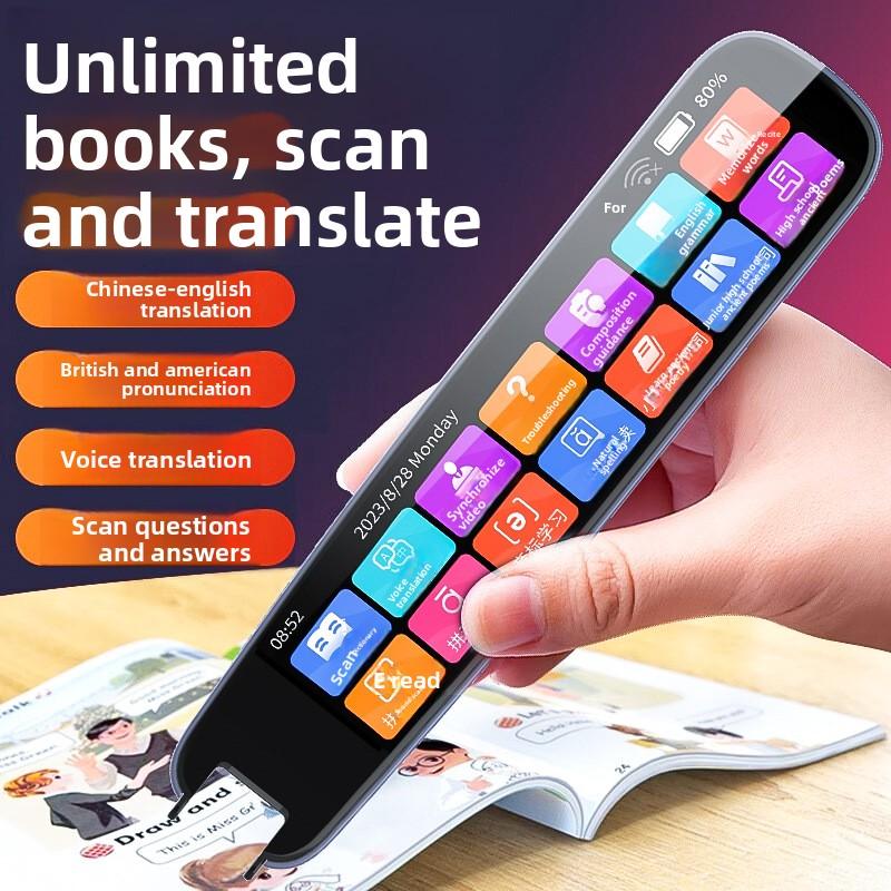 The Ultimate Smart Scanning Pen For All Subjects AI Powered Translation Device With Rechargeable Battery For Elementary Middle And