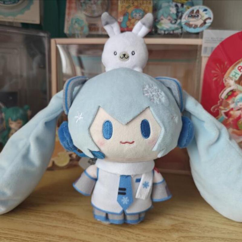 Hatsune Miku Plush Doll Toys Kagamine Len Rin Backpack Keychain Cute Stuffed Dolls Collection Model Ornament Toy Girls Gift