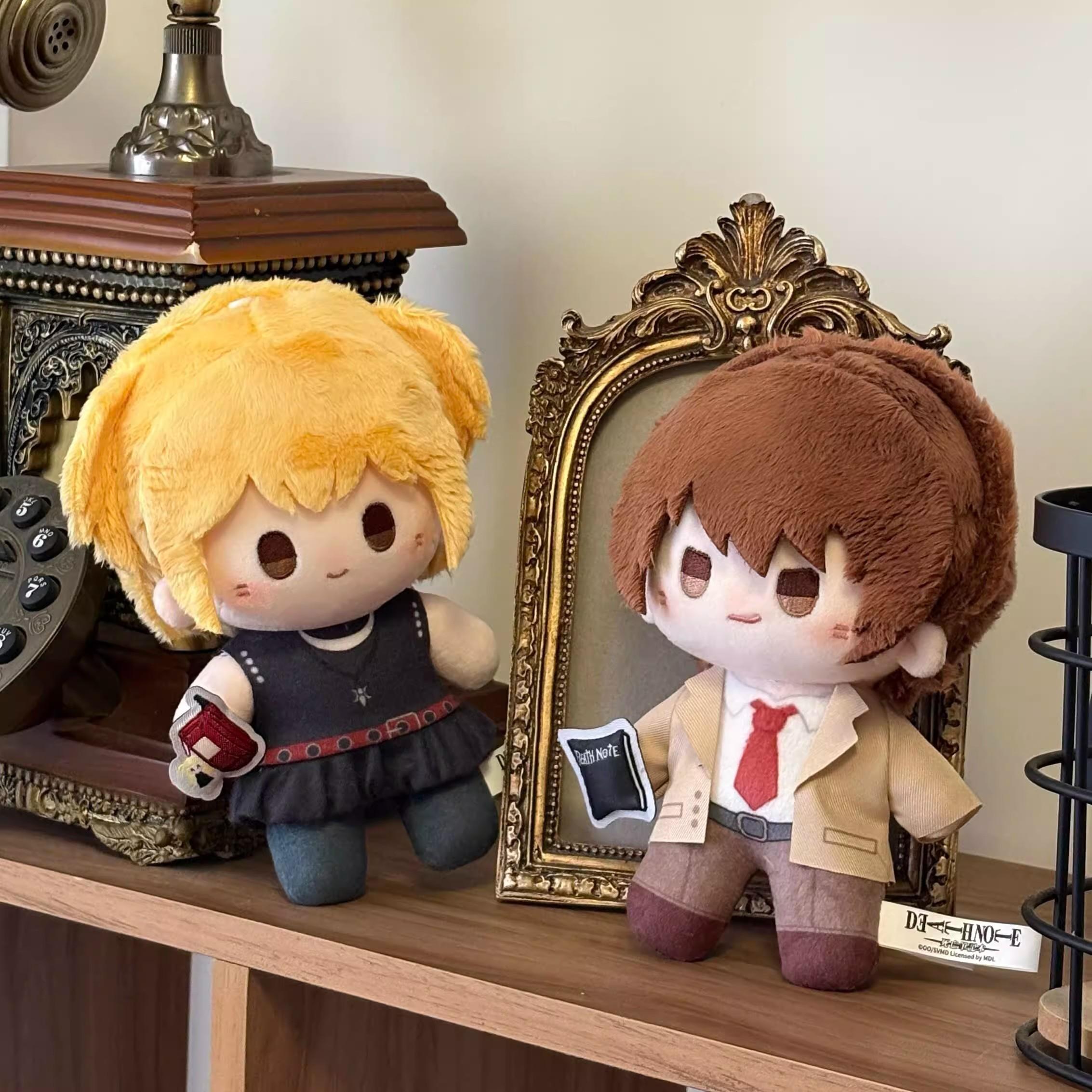 New Genuine Death Note Stuffed Plush Doll 15cm Plush Figure Death Note Anime Merchandise Keychain Pendant Ornament Gift Toy