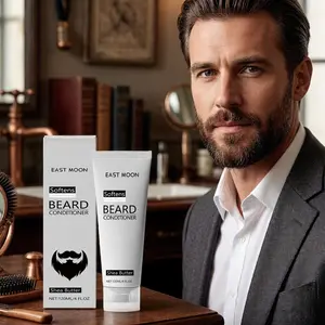 Men's Beard Care Cream, Lightweight Non-Greasy Formula, Smooth and Soft Texture, Daily Grooming Essential, Ideal for Everyday Use