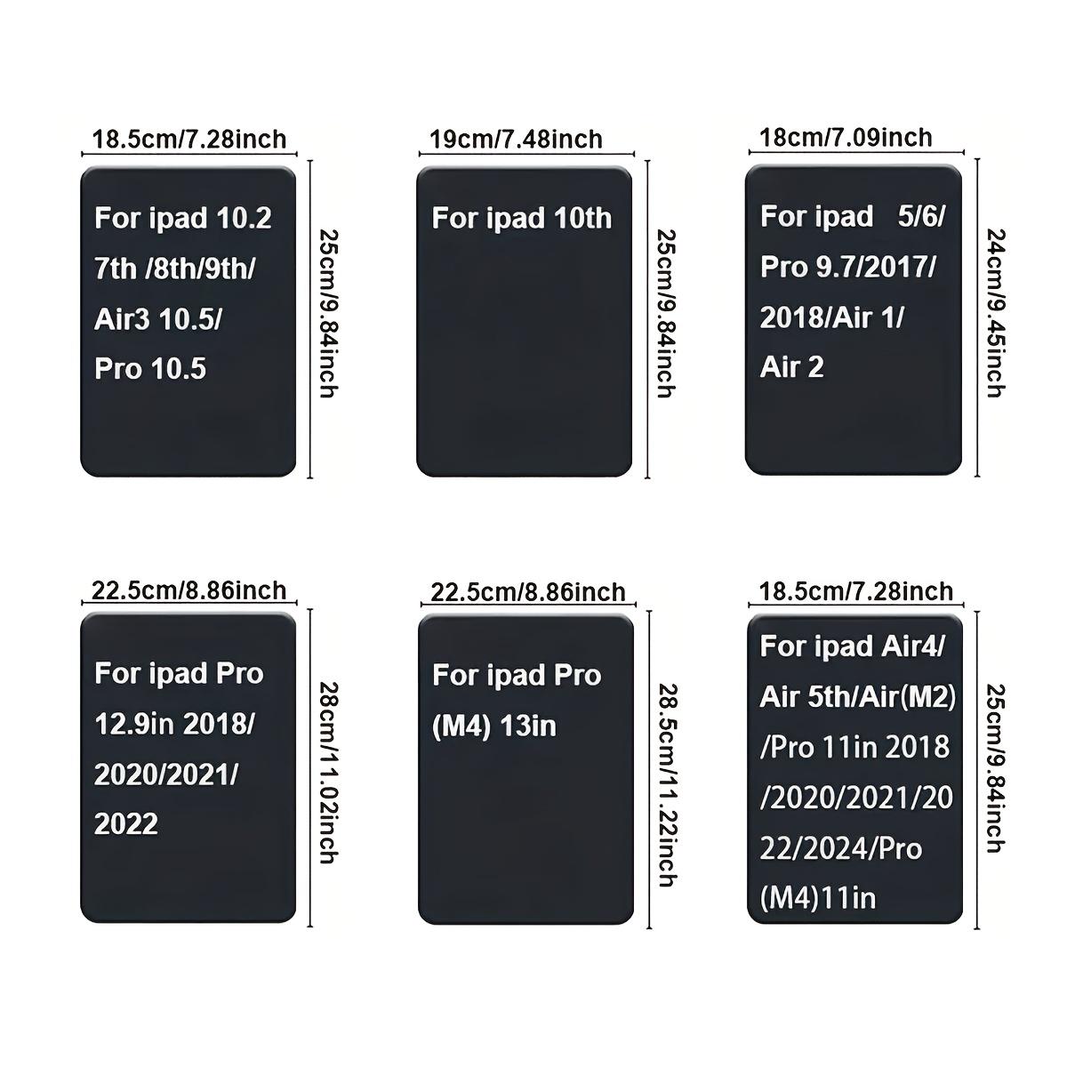 Full screen cherry pattern, with adjustable bracket and pen slot, foldable non-slip TPU protective case, suitable for iPad mini, iPad Air, iPad Pro/iPad 10th generation, 11th generation and other series of iPad protective cases